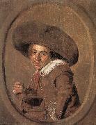 HALS, Frans A Young Man in a Large Hat oil painting on canvas